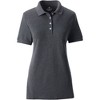 Lands' End School Uniform Women's Banded Short Sleeve Fem Fit Mesh Polo - 2 of 2