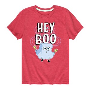 Boys' - SpongeBob SquarePants - Hey Boo Short Sleeve Graphic T-Shirt - 1 of 4