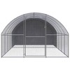vidaXL Chicken Coop Silver Galvanized Steel Large Durable Chicken Coop - 2 of 4