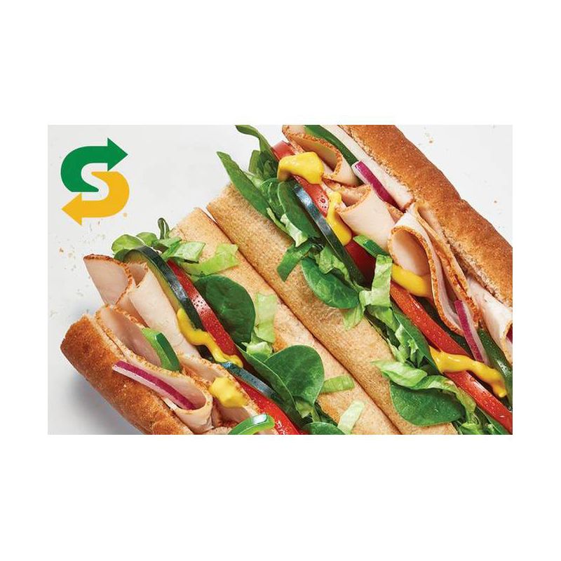 Subway Gift Card (Email Delivery), 1 of 2