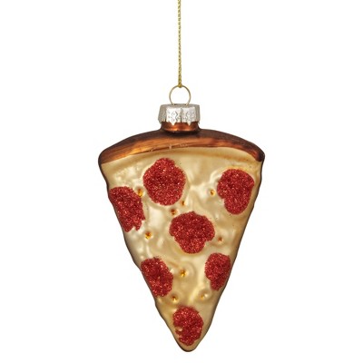  Pizza Box Glass Christmas Ornament, 1 Each - SLT