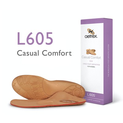 Aetrex Women's Casual Comfort Orthotics W/ Metatarsal Support