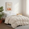 Peace Nest Heavyweight Extra Warmth White Goose Feather Down Fiber Duvet Comforter Insert - 2 of 4