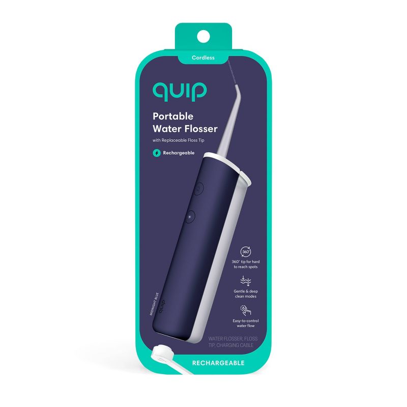 quip Rechargeable Cordless Water Flosser - Plastic | 2 Modes + 360º Tip, 3 of 7