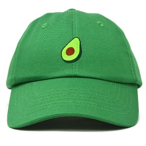 Dalix Avocado Embroidered Mens Cotton Dad Hat Baseball Cap Womens - 1 of 4