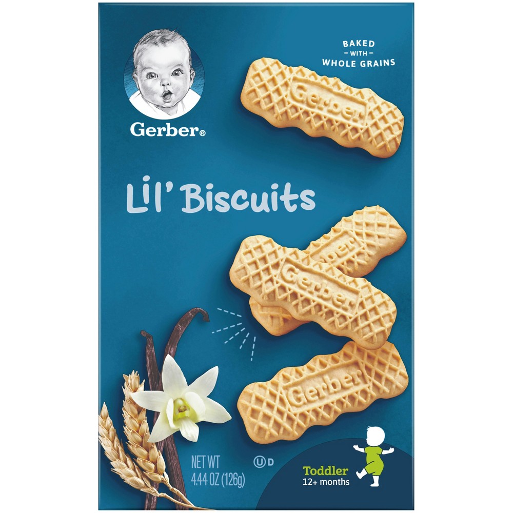 UPC 015000046804 product image for Gerber Lil' Biscuits Vanilla Wheat - 4.44oz | upcitemdb.com