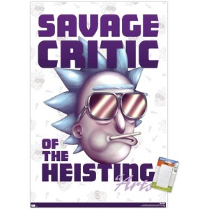 Trends International Rick And Morty - Savage Critic Unframed Wall Poster Prints - 1 of 4