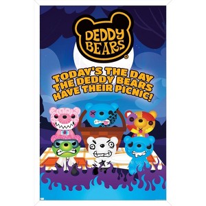 Trends International Deddy Bears - Picnic Framed Wall Poster Prints - 1 of 4