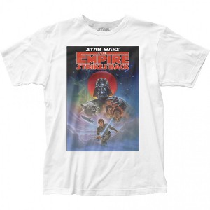 Adult Star Wars Original Trilogy Empire Strikes Back Ep. V Poster T-Shirt - 1 of 3