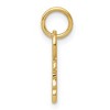 Black Bow Jewelry 14k Yellow Gold Small Key Charm or Pendant, 6mm - 2 of 4