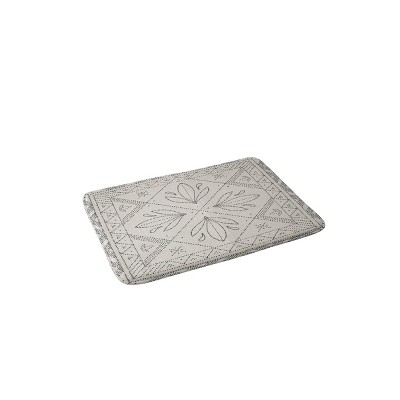 Iveta Abolina Janelle Memory Foam Bath Mat Cream - Deny Designs