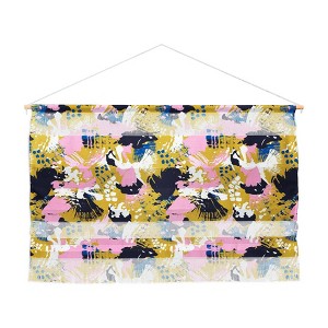 Deny Designs 47" x 32" Large Marta Barragan Camarasa Abstract Brushstrokes 03 Fiber Wall Hanging: Modern Polyester Decor, Horizontal Mount - 1 of 4