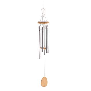 23.5" Classic Aluminum Wind Chimes Brown - Zingz & Thingz