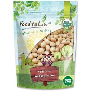 Organic Macadamia Nuts - Non-GMO, Kosher, Raw, Vegan - 1 of 4