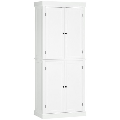 HOMCOM Kitchen Pantry Cabinet, Tall Storage Freestanding