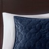 Gracie Mills Gayle 3-Piece Casual Geometric Velvet Quilt Set - 4 of 4