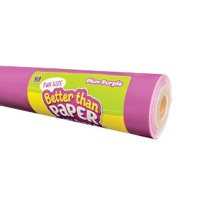 Teacher Created Resources® Fun Size Better Than Paper® Bulletin Board Roll, 18" x 12', Plum Purple, Pack of 3 - 1 of 3