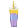 Silver Buffalo Disney Winnie the Pooh "Hunny" Pot with Bees 24oz Dome Top Travel Tumbler With Straw - 3 of 3
