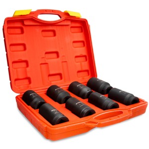 XtremepowerUS 9pc SAE Deep Impact Socket 3/4" inch Dr Standard 1" - 1-1/2" inch - 1 of 4