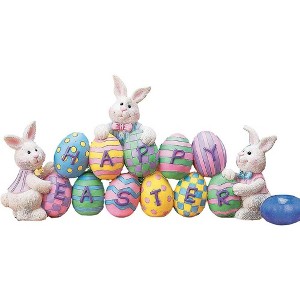 Fun Express Eggs & Easter Bunnies Tabletop Decoration Made of Resin - 1 of 4