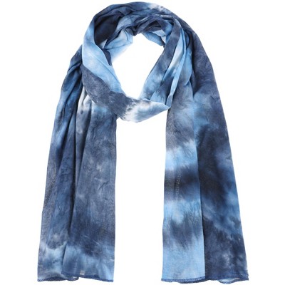 INSPIRE CHIC Women's Tie-Dye Modal Stretch Jersey Soft Hijab Head Scarves for Muslim 1Pc