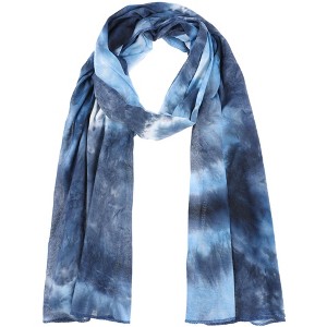 INSPIRE CHIC Women's Tie-Dye Modal Stretch Jersey Soft Hijab Head Scarves for Muslim 1Pc - 1 of 4