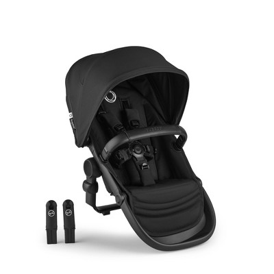 Midnight Black Adjustable Sibling Stroller Seat