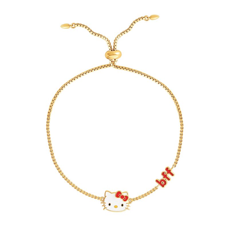 Sanrio Hello Kitty BFF Bracelets  Gold Plated Best Friends Lariat Bracelets - Set of 2, Officially Licensed Authentic, 3 of 6