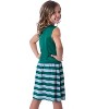 Harry Potter Girls All Houses Crest Logo Tank Stripe Accent Pajama Nightgown - 4 of 4