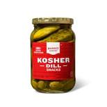 Kosher Dill Snack Pickles - 16oz - Market Pantry™