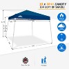 EAGLE PEAK Slant Leg Pop-up Canopy Tent Easy One Person Setup Instant Outdoor Beach Canopy Folding Portable Sports Shelter - 3 of 4