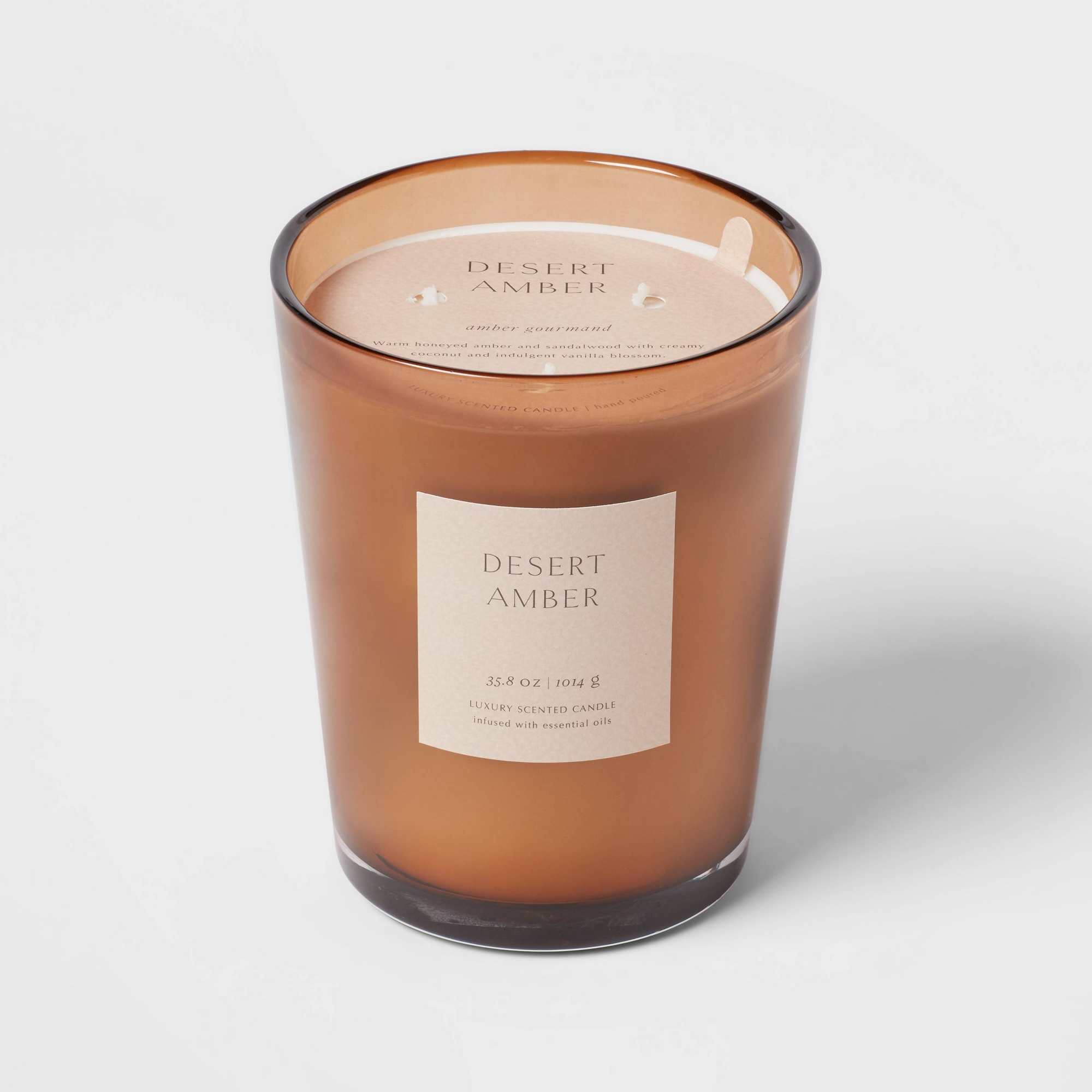 35.8oz Desert Amber Candle with Dustcover - Threshold™