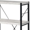 TOAOTBNBO 4-Tier Open Bookshelf Storage Organizer, Small Bookcase with X-Shape Cross Bar Metal Display Shelves for Study Room - 4 of 4