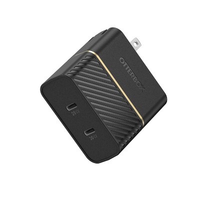 OtterBox Port 20W + 30W Wall Charger USB-C – 2 Ports – Black Shimmer