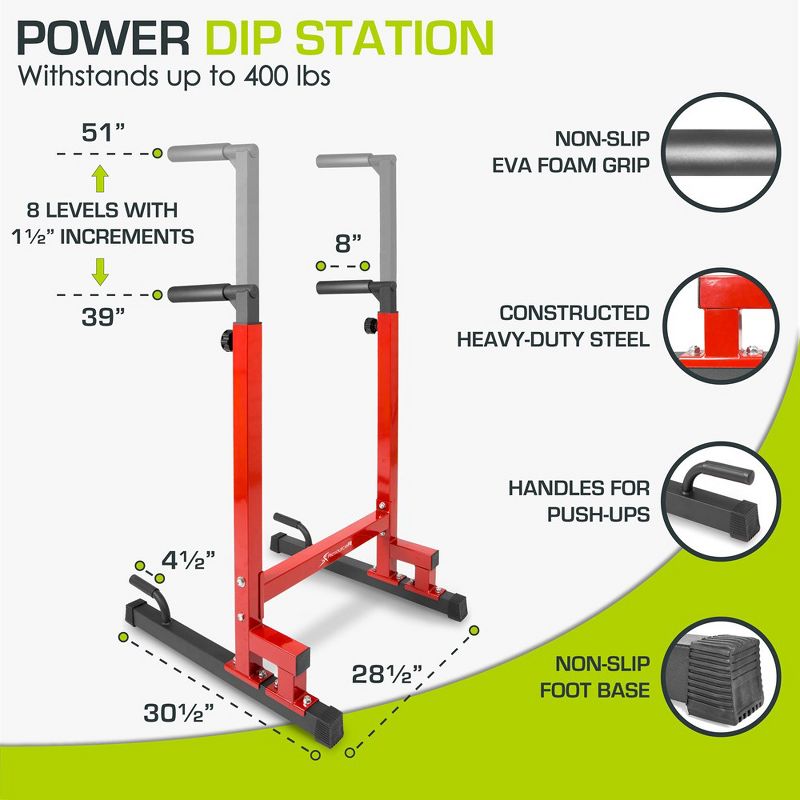 ProsourceFit Power Dip Station, 2 of 6