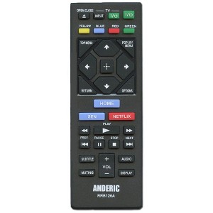 Anderic RRB126A Replacement Blu-ray Disc Player Remote Control for Sony RMT-B126A and Similar Models - 1 of 1