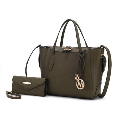 MKF Collection Bruna Vegan Leather Women’s Tote Bag with Wallet by Mia K