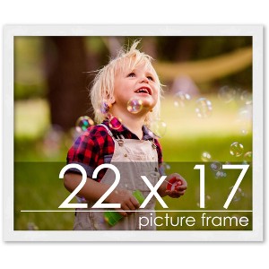PosterPalooza | 22x17 Wood Frame with UV Acrylic, 6 Finishes: Black, White, Bronze, Silver, Wood, Mahogany - 1 of 4
