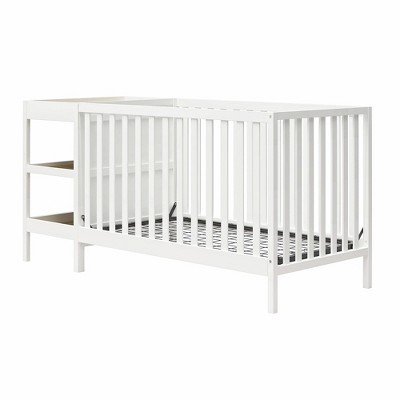 White Pine 3-in-1 Convertible Crib and Changer Combo