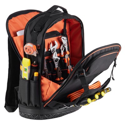 HBEZON 65-Pocket Tear-Resistant Tool Backpack with 21-Piece Tool Set, Ergonomic Design, Holds Up to 70lbs — фото 5