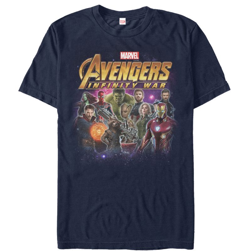 Men's Marvel Avengers: Infinity War Character Shot T-Shirt, 1 of 5