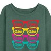Women's - Coca-Cola - Retro Sunglasses Lightweight French Terry Slouchy - 2 of 4