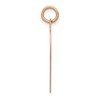 Black Bow Jewelry 14k Rose Gold Engravable Heart Disc Charm or Pendant, 19mm - 2 of 4