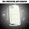 Unique Bargains Silicone Car Smart Key Fob Case Cover for VW Jetta Tiguan Passat Polo 1 Pc - 4 of 4