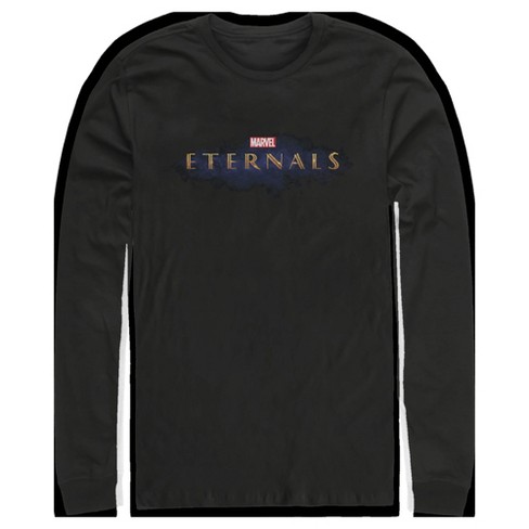 Men's Marvel Eternals Movie Logo Long Sleeve Shirt - image 1 of 4