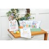 C&F Home 10" x 10" Easter "Bunny Buns" Embroidered Small/Petite Spring Themed Accent Throw Pillow - 3 of 4