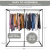 Hold N' Storage - Portable Wardrobe Closet with Metal Hanging Rod - 3 of 4