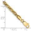 Black Bow Jewelry 3.3mm 14k Yellow Gold Diamond Cut Rope Chain Bracelet, 7 Inch - 3 of 4