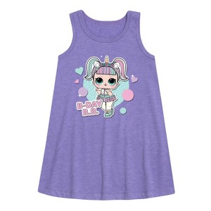 Girls' - LOL Surprise! - B-Day B.B. Besties Celebrate Birthdays Graphic Sleeveless Aline Dress - 1 of 2