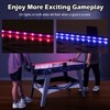 Tangkula 54" Air Hockey Table - Arcade Hockey Table Gaming Set w/LED Electronic Scoring & Lights 2 Pucks 2 Pushers Powerful 12V Motor - 2 of 4